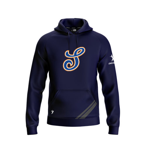 [FOLHSMNV-YXS-LOGO1] Decker Summit Hoodie (Youth XS, Navy, Logo 1)