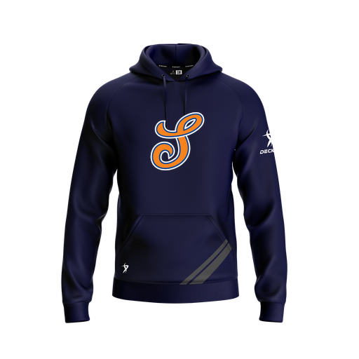 [FOLHSMNV-YXS-LOGO2] Decker Summit Hoodie (Youth XS, Navy, Logo 2)