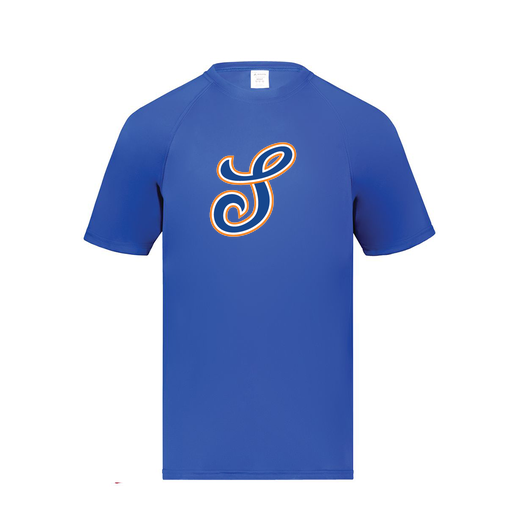 [2791.060.S-LOGO1] Youth Smooth Sport T-Shirt (Youth S, Royal, Logo 1)