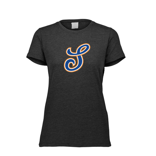 [FTSCUBBK-FAXS-LOGO1] Decker Women's Tri-Blend T-Shirt - Short Sleeve (Female Adult XS, Black, Logo 1)