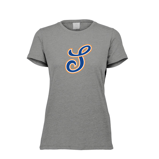 [FTSCUBGY-FAXS-LOGO1] Decker Women's Tri-Blend T-Shirt - Short Sleeve (Female Adult XS, Gray, Logo 1)
