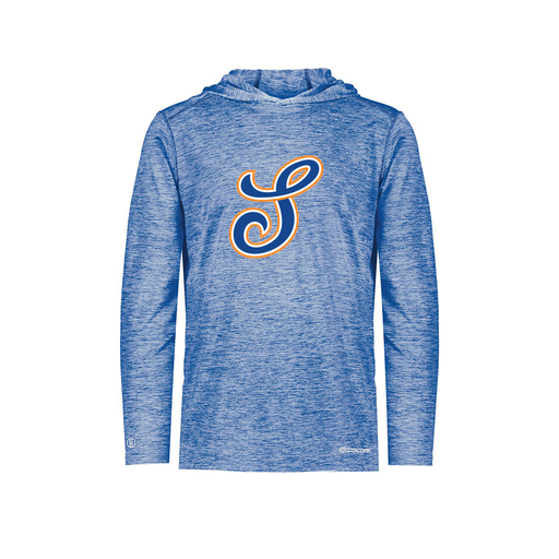 [FOLHCGRY-YS-LOGO1] Decker Youth Charge Hoodie (Youth S, Royal, Logo 1)