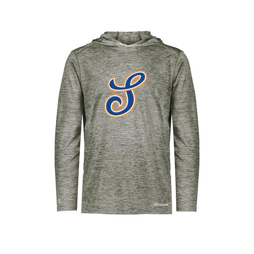 [FOLHCGGY-YS-LOGO1] Decker Youth Charge Hoodie (Youth S, Gray, Logo 1)