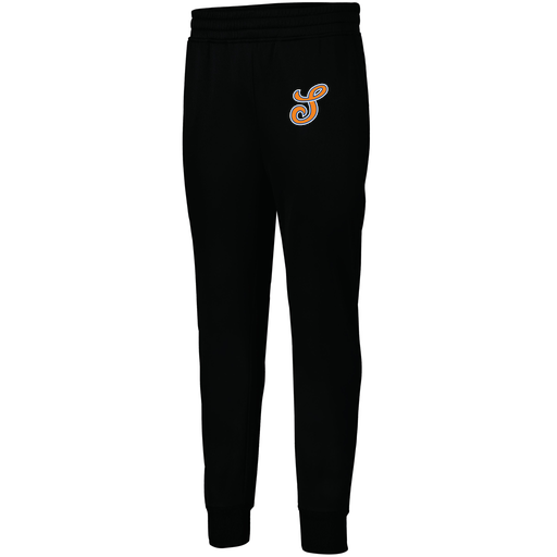 [5566.080.XS-LOGO2] Men's PERFORMANCE FLEECE JOGGER (Adult XS, Black, Logo 2)